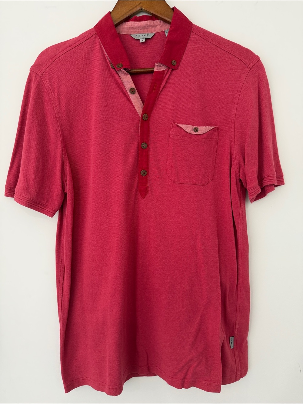 Ted Baker Men's Red Polo Shirt